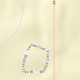 28 Street, Cold Lake, AB T0A, Canada Street Map