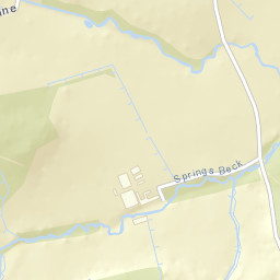 Springs Lane, Richmond, North Yorkshire  Street Map