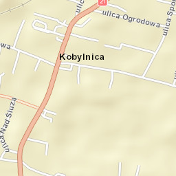 Kobylnica Street Map