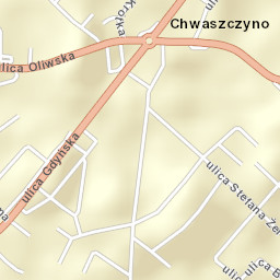 Chwaszczyno Street Map