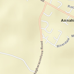 Annahilt Street Map