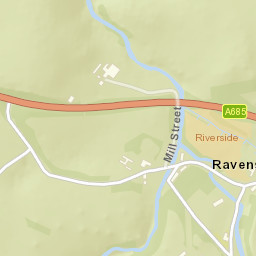 1 Mill Street, Ravenstonedale, Kirkby Stephen Street Map