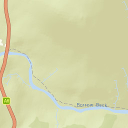 A6, Cumbria LA8, UK Street Map