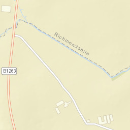 B1263, Northallerton, North Yorkshire DL7 Street Map