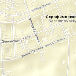 Serafimovskiy Street Map