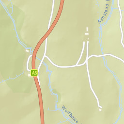 A6, Lake District National Park, Kendal, Cumbria LA8, UK Street Map