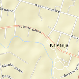 Kalvarija Street Map