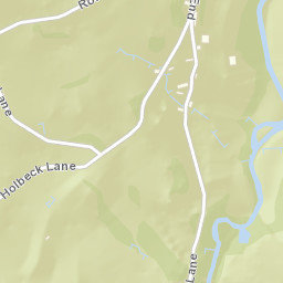 Holbeck Lane, Lake District National Park Street Map