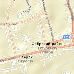 Ozërsk Street Map