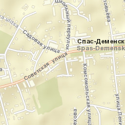 Spas-Demensk Street Map