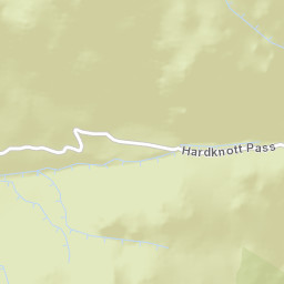 Hardknott Pass, Cumbria, UK Street Map