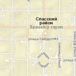 Spassk-Ryazanskiy Street Map