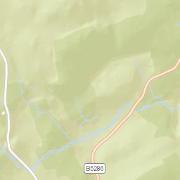B5286, Lake District National Park, Ambleside Street Map