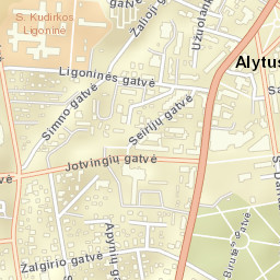 Alytus Street Map
