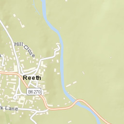 B6270, Yorkshire Dales National Park, Richmond, North Yorkshi Street Map