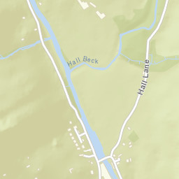 Hall Lane, Lake District National Park, Staveley, Cumbria  Street Map