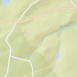 B5285, Lake District National Park, Cumbria Street Map