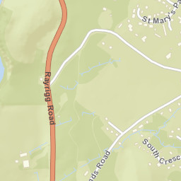 Rayrigg Road, Lake District National Park Street Map