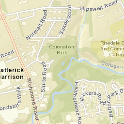 Catterick Garrison Street Map