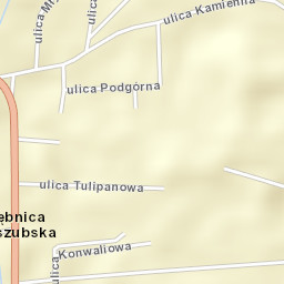 Dębnica Kaszubska Street Map