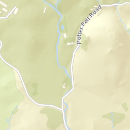 Potter Fell Road, Kendal, Cumbria LA8, UK Street Map