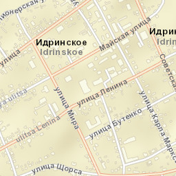 Idrinskoye Street Map