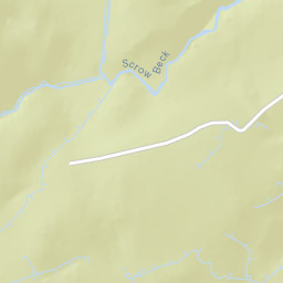 A593, Lake District National Park, Coniston Street Map