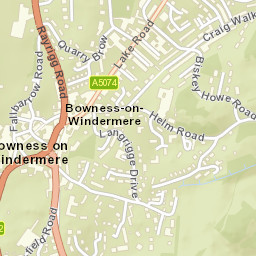 97 Lake Road, Lake District National Park Street Map