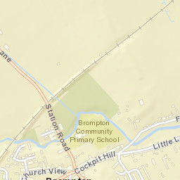 37 Church View, Brompton, Northallerton Street Map