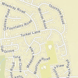 40 Crossbeck Road, Northallerton, North Yorkshire Street Map
