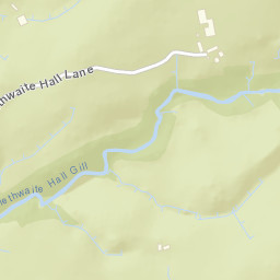 Hebblethwaite Hall Lane, Yorkshire Dales National Park Street Map