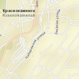 Krasnokamensk Street Map