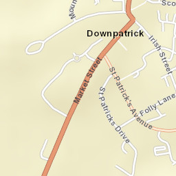 Downpatrick Street Map