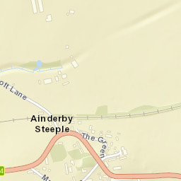 A684, Northallerton, North Yorkshire DL7 Street Map