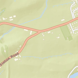 Station Road, Yorkshire Dales National Park Street Map