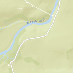 Lanacar Lane, Yorkshire Dales National Park Street Map