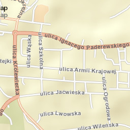 Gołdap Street Map