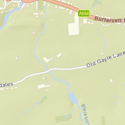 A684, Yorkshire Dales National Park Authority Street Map
