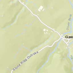 Stone Rigg Outrake, Yorkshire Dales National Park Street Map