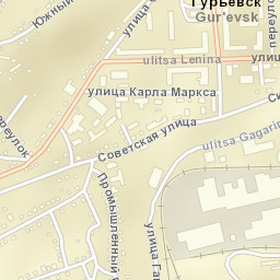 Gur’yevsk Street Map