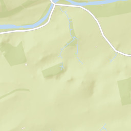 Hanghow Lane, Yorkshire Dales National Park Street Map