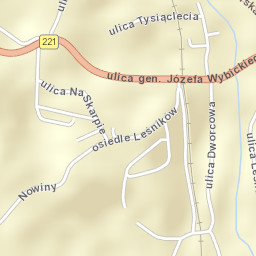 Kolbudy Street Map