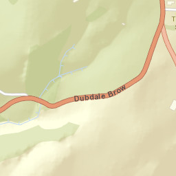 Dubdale Brow, Millom, Cumbria LA18, UK Street Map