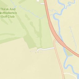 A168, Thirsk, North Yorkshire YO7, UK Street Map