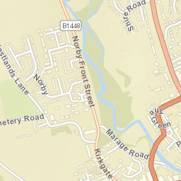 2 Cemetery Road, Thirsk, North Yorkshire Street Map