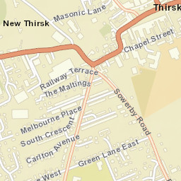 Thirsk Street Map