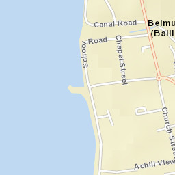 Belmullet Street Map