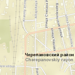 Cherepanovo Street Map