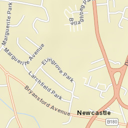 Newcastle Street Map