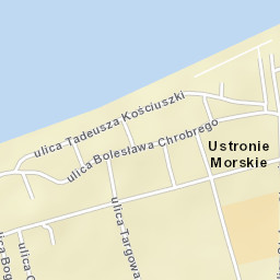 Ustronie Morskie Street Map